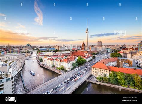 Berlin, Germany skyline on the Spree River Stock Photo - Alamy