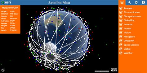 GeoWrap: Esri map shows all satellites in orbit; Trump views on NISAR