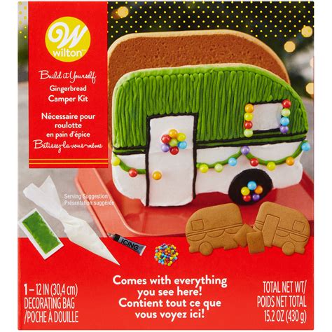 Wilton Build it Yourself Outdoor Adventures Ahead Gingerbread Camper ...