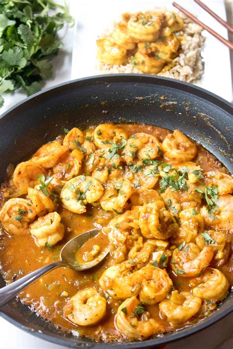 Super Easy Coconut Curry Shrimp - Served From Scratch