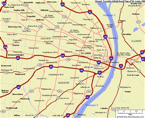 County Map Of St Louis Mo | semashow.com