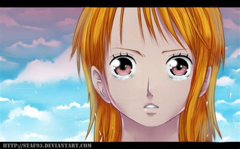 One Piece - Nami's crying by staf93 on DeviantArt