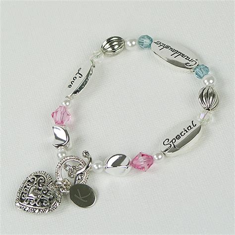 Engraved Granddaughter Bracelet | GiftsForYouNow