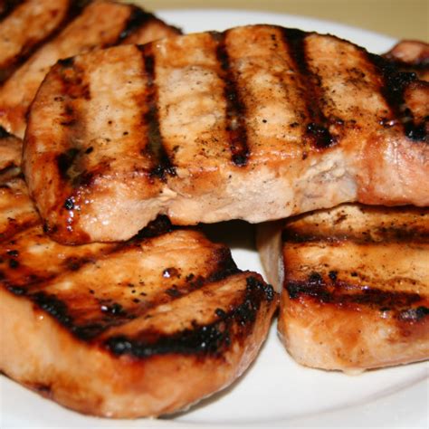 Grilled Marinated Pork Chops