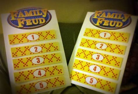 Survey Says: Making a Family Feud Game Board | Family feud game, Family feud and Game boards