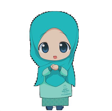 Gambar Kartun Lucu Muslimah Ramadhan - Gambar Viral HD