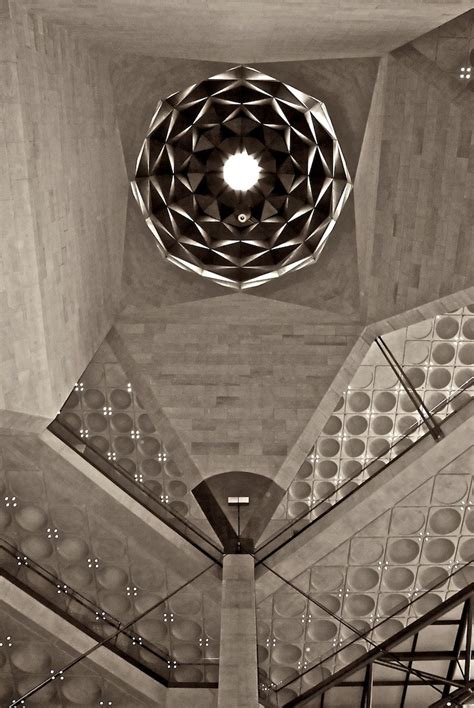 Qatar Doha Museum of Islamic Art interior black and white Dome 1 | Kai ...