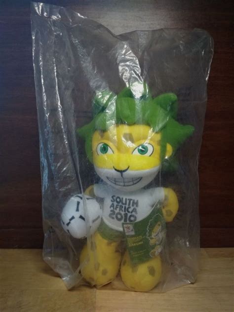 World Cup 2010 South Africa Zakumi Plush Soft Toy Football Mascot Soccer 22cm