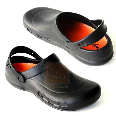 Black Washable Clogs Chef Kitchen Shoes Supplier in Dubai UAE