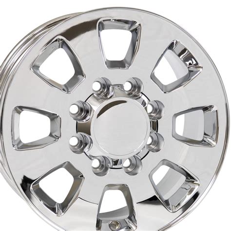 GMC Sierra Wheels - 8 Lug Truck Rims CV75A 18x8 Chrome - GMC Sierra Rims