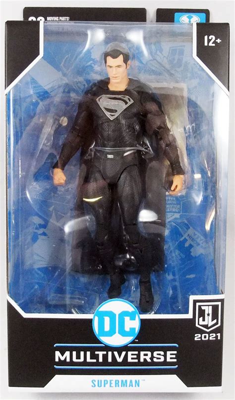 DC Multiverse - McFarlane Toys - Superman "black costume" (Justice League 2021)