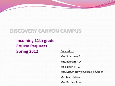 DISCOVERY CANYON CAMPUS