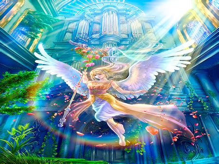 Angel Rainbow - Fantasy & Abstract Background Wallpapers on Desktop ...