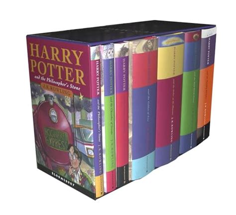 Harry Potter Hardcover Box Set (Books 1-7) (Children's Edition) - J.K. Rowling: 9780747593690 ...