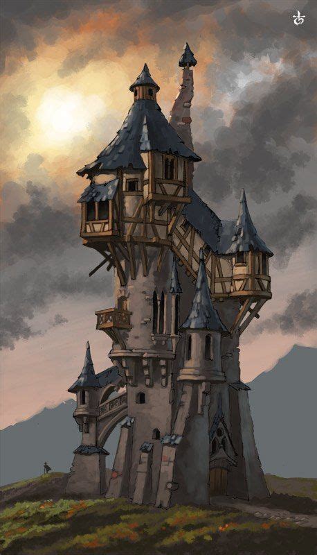 Фэнтазийная архитектура – 4 фотографии | Fantasy castle, Fantasy art landscapes, Fantasy house