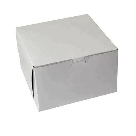 White Bakery Boxes 8x8x5