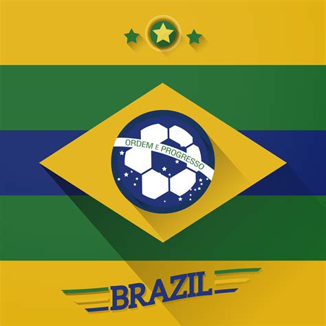 brazil soccer flags sign 621842 Vector Art at Vecteezy