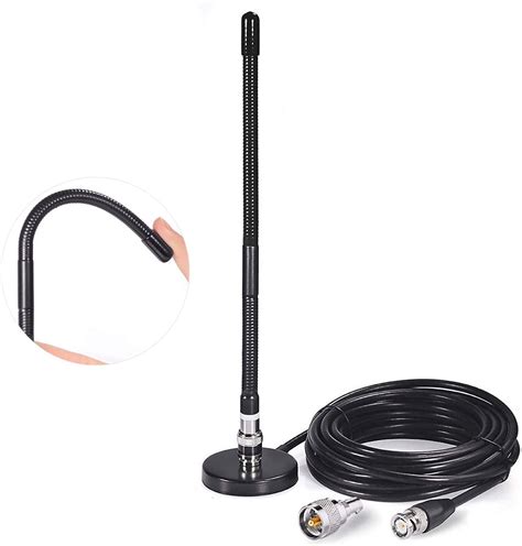 Eightwood CB Antenna with Magnetic Base for Portable Handheld CB Radio ...