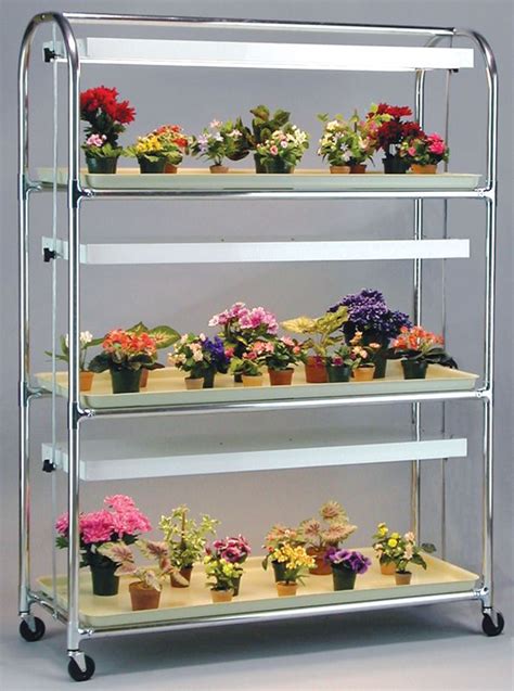 BA3 Flora-Cart 4 Ft 3 Shelf Plant Stand – Indoor Gardening Supplies ...