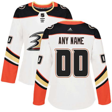 Custom Men's Anaheim Ducks Reebok Orange Alternate Hockey Jersey on ...