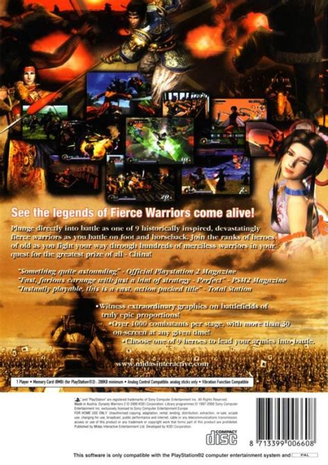 Dynasty Warriors 2 for PlayStation 2 - Sales, Wiki, Release Dates ...