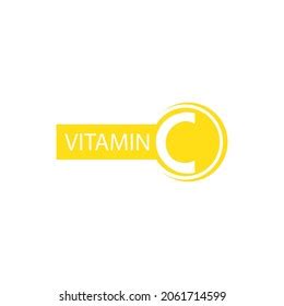 C Vitamin C Icon Logo Vector Stock Vector (Royalty Free) 2061714599 ...