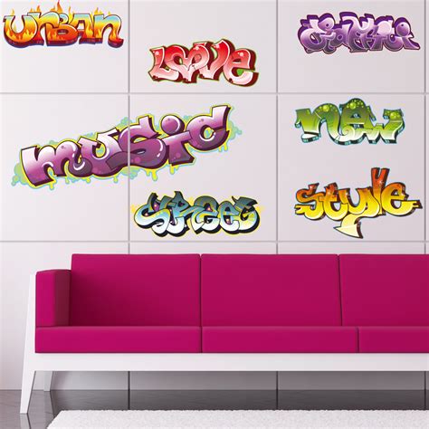 Wallstickers folies : Graffiti Set Wall Stickers