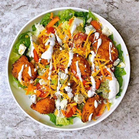 Crispy Buffalo Chicken Salad with Creamy Buttermilk Ranch | Powell ...