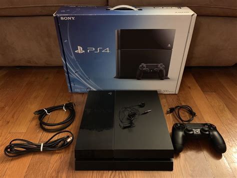 Sony PlayStation 4 - Original Launch Edition 500GB Jet Black Console ...