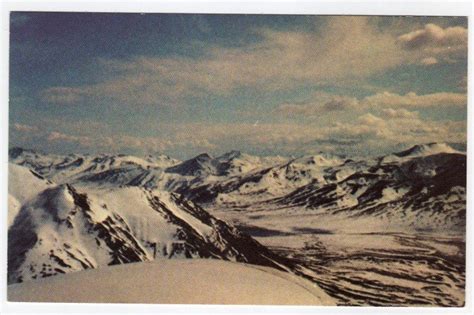 Brooks Range Alaska View from North Slope of Itkillik River Valley ...