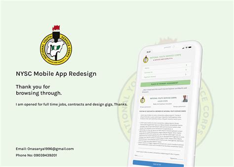 NYSC Mobile App Redesign (A UX Case Study) on Behance