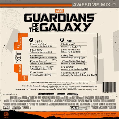 Guardians Of The Galaxy Awesome Mix Vol 1 Deluxe Vinyl LP - GeekAlerts