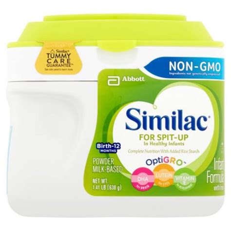 Similac For Spit-Up NON-GMO Infant Formula with Iron, Powder, 1.41 lb