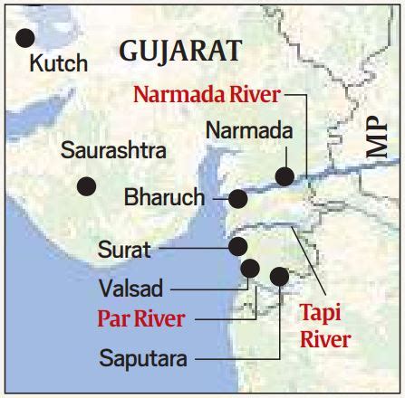 Tapti River Map