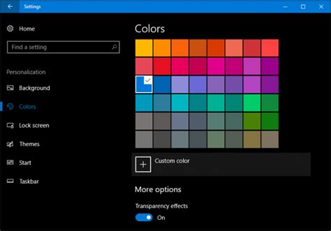 How to Change the Color and Appearance in Windows 10 Creators Update