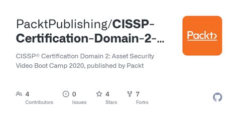 GitHub - PacktPublishing/CISSP-Certification-Domain-2-Asset-Security-Video-Boot-Camp-2022: CISSP ...