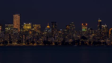 Vancouver Night Skyline | Vancouver skyline from Spanish Ban… | Flickr