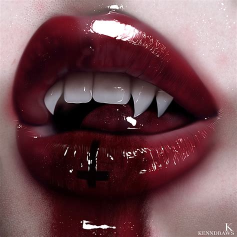 ArtStation - Vampire Lips