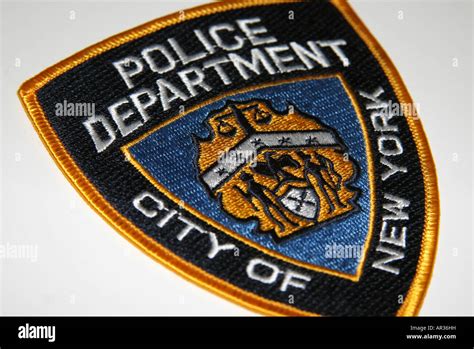 NYPD New York police department patch Stock Photo - Alamy