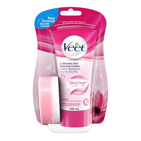 Veet® In-Shower Hair Removal Cream Silky Fresh ™ Legs & Body Normal ...