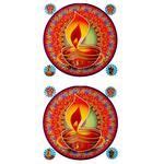 Buy Creative Space Diwali Rangoli Sticker - Assorted Pack Online at Best Price of Rs null ...