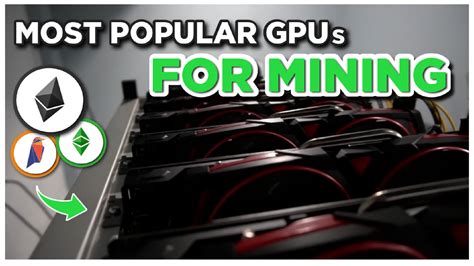 What are the Most Popular Graphics Cards for Mining? - VoskCoin YouTube ...