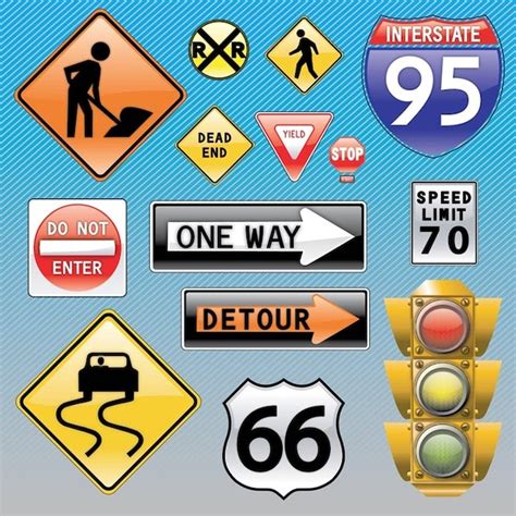 Traffic Signs Vector | Free Download