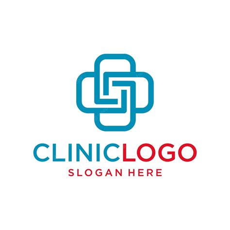 Premium Vector | Vector graphic of clinic logo design template