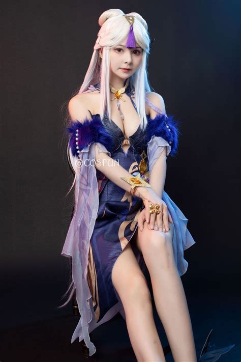 Genshin Impact Ningguang Orchid's Evening Gown Cosplay Costume C00976 in 2022 | Cosplay costumes ...