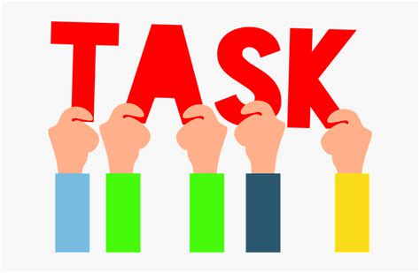 Hands, Holding, Letters, Red, Task, Word, Progress - Task Word, HD Png Download - kindpng