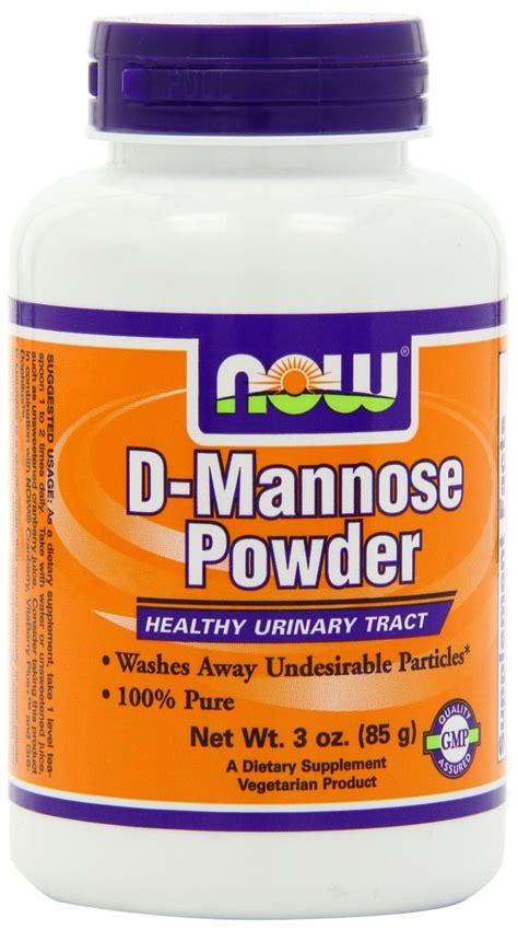 Now Foods D-Mannose Powder, 3-Ounce - take when trying to heal a UTI naturally. | D mannose ...