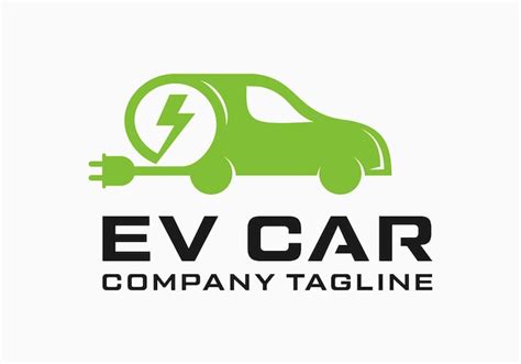 Premium Vector | Electric vehicle car automobile logo design template