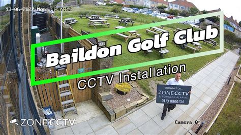 Baildon Golf Club CCTV Installation June 2022 - YouTube