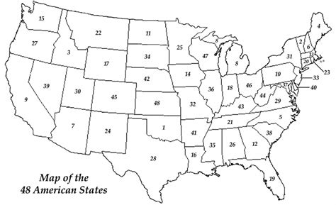 Printable Us State Map Blank Us States Map Luxury 50 States Matching | Us States Map Test ...